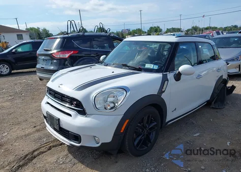 2016 Mini Countryman Cooper S z USA, uszkodzony, nr VIN WMWZC5C50GWU02575